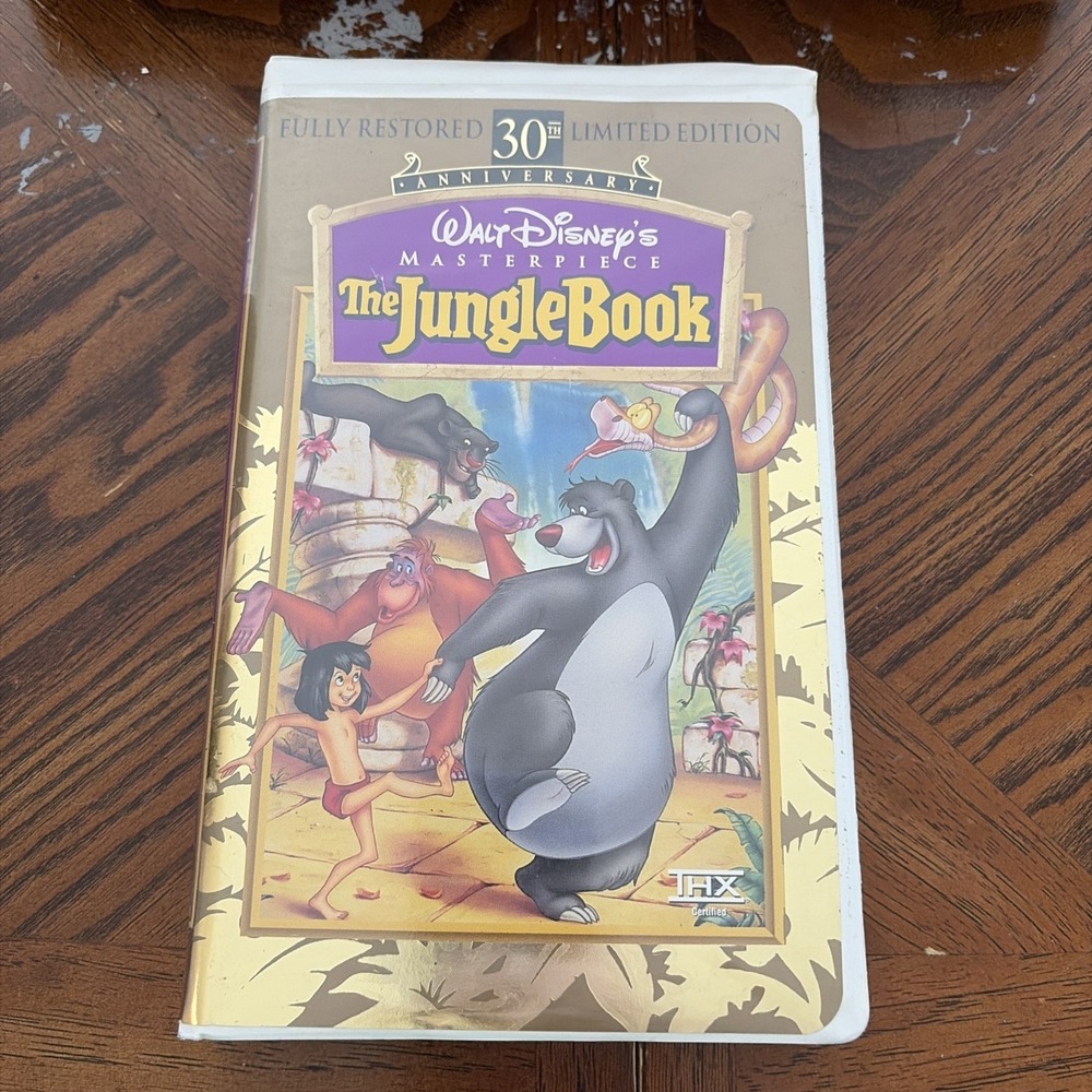 The Jungle Book‎ Disney Clamshell VHS Tape